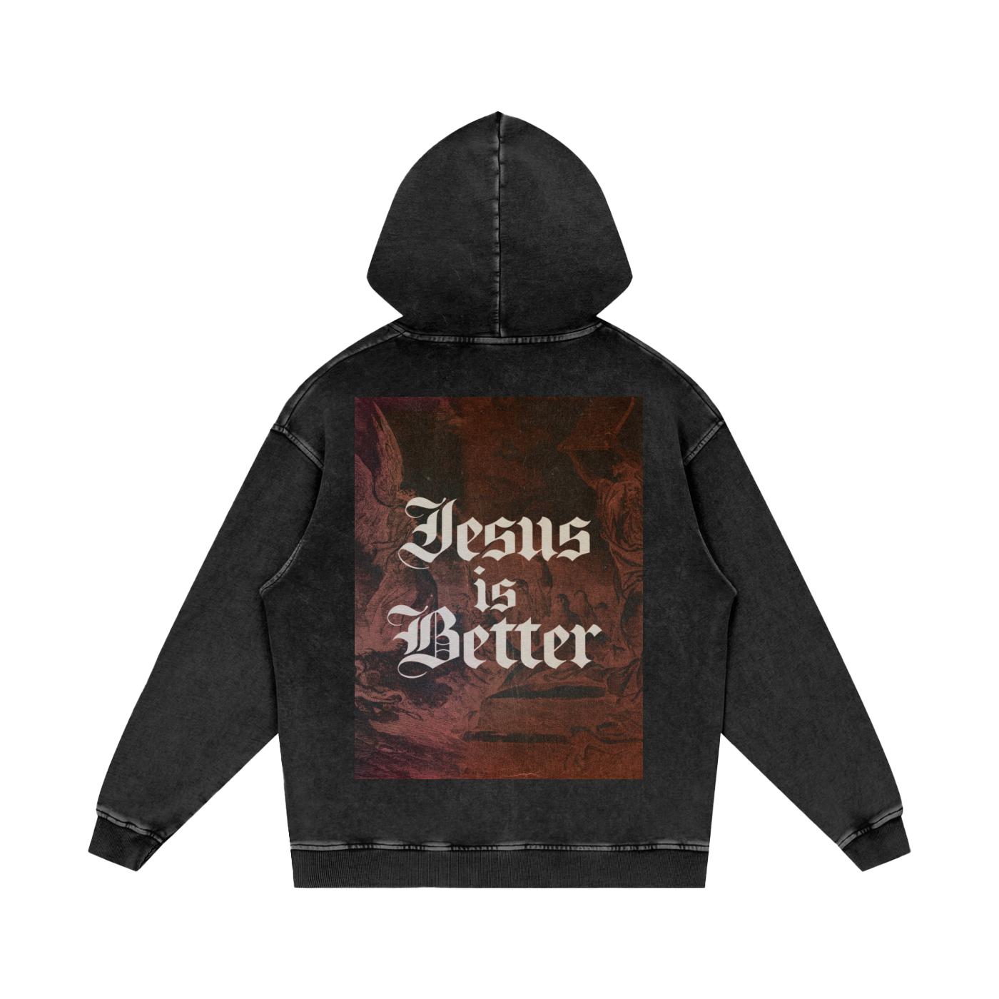 Jesus is Better - Vintage Washed Hoodie