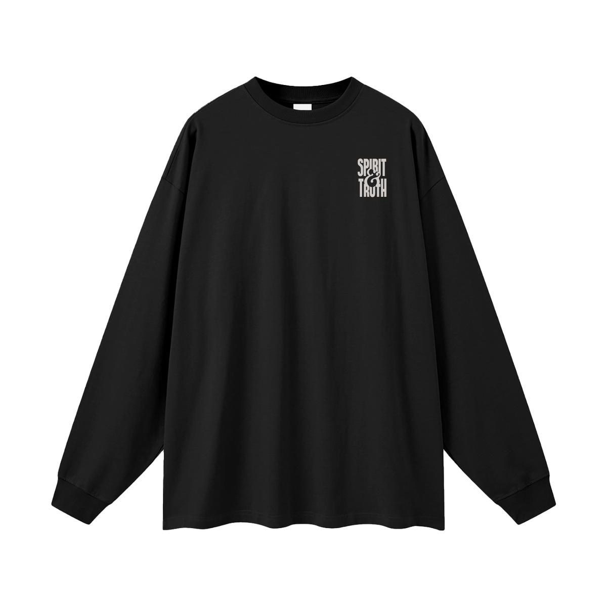 Spirit & Truth - Black Long Sleeve T-Shirt